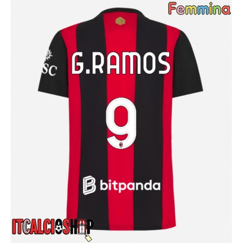 AC Milan Goncalo Ramos #9 Prima Maglia Femmina 2026-27 Manica Corta